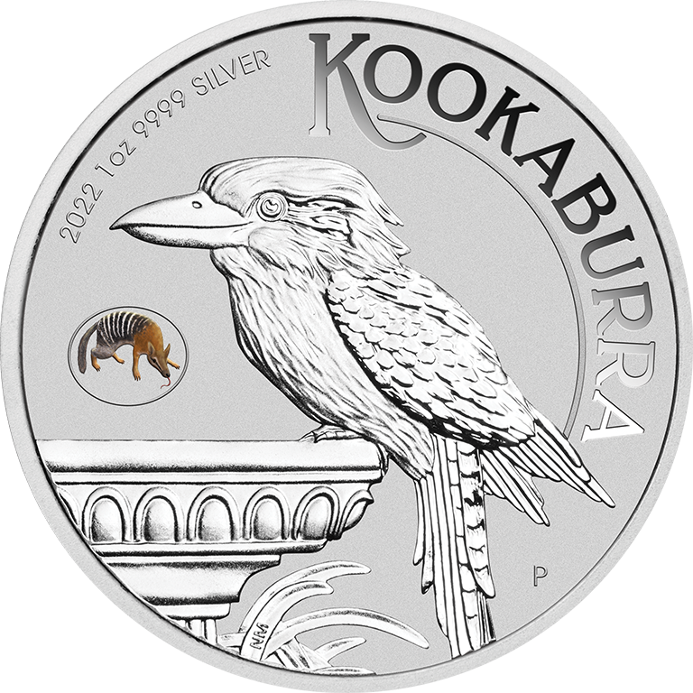2022 Australian Kookaburra with Numbat Privymark 1oz Silver - Perth ANDA Money Expo