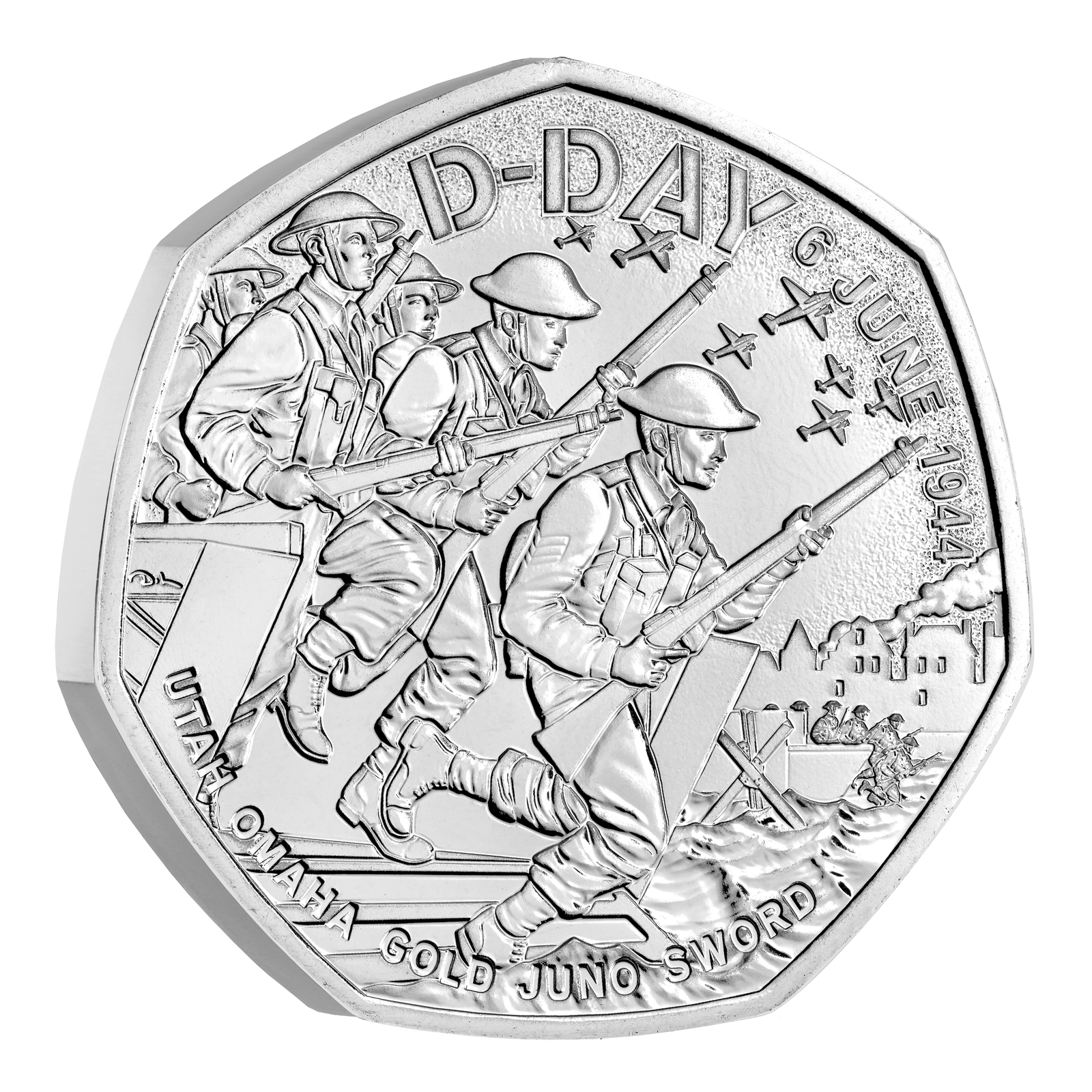 2024 D-Day UK 50p Brilliant Uncirculated Coin