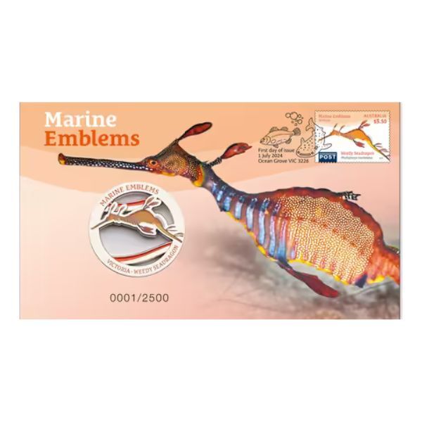 2024 Marine Emblems Weedy Seadragon PMC