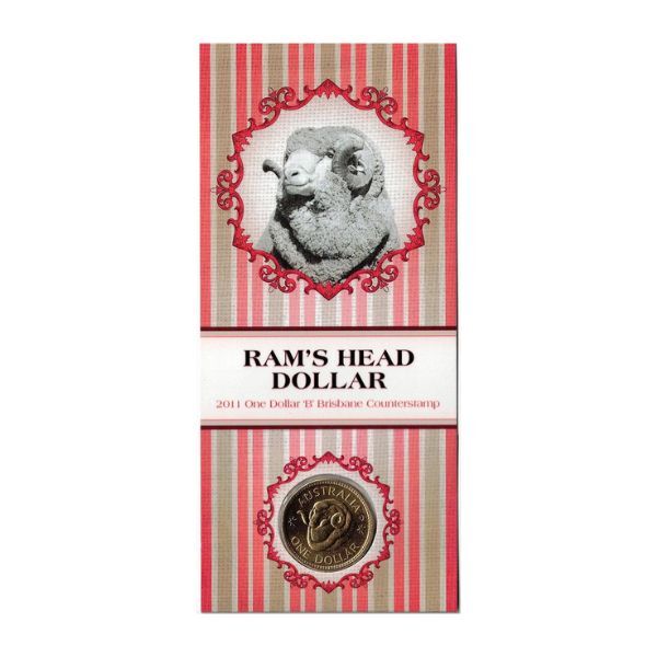 2011 $1 Ram's Head Dollar 'B' Counterstamp UNC
