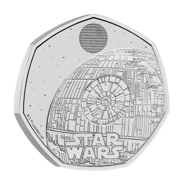 2024 50p Star Wars Death Star UK BUNC Coin