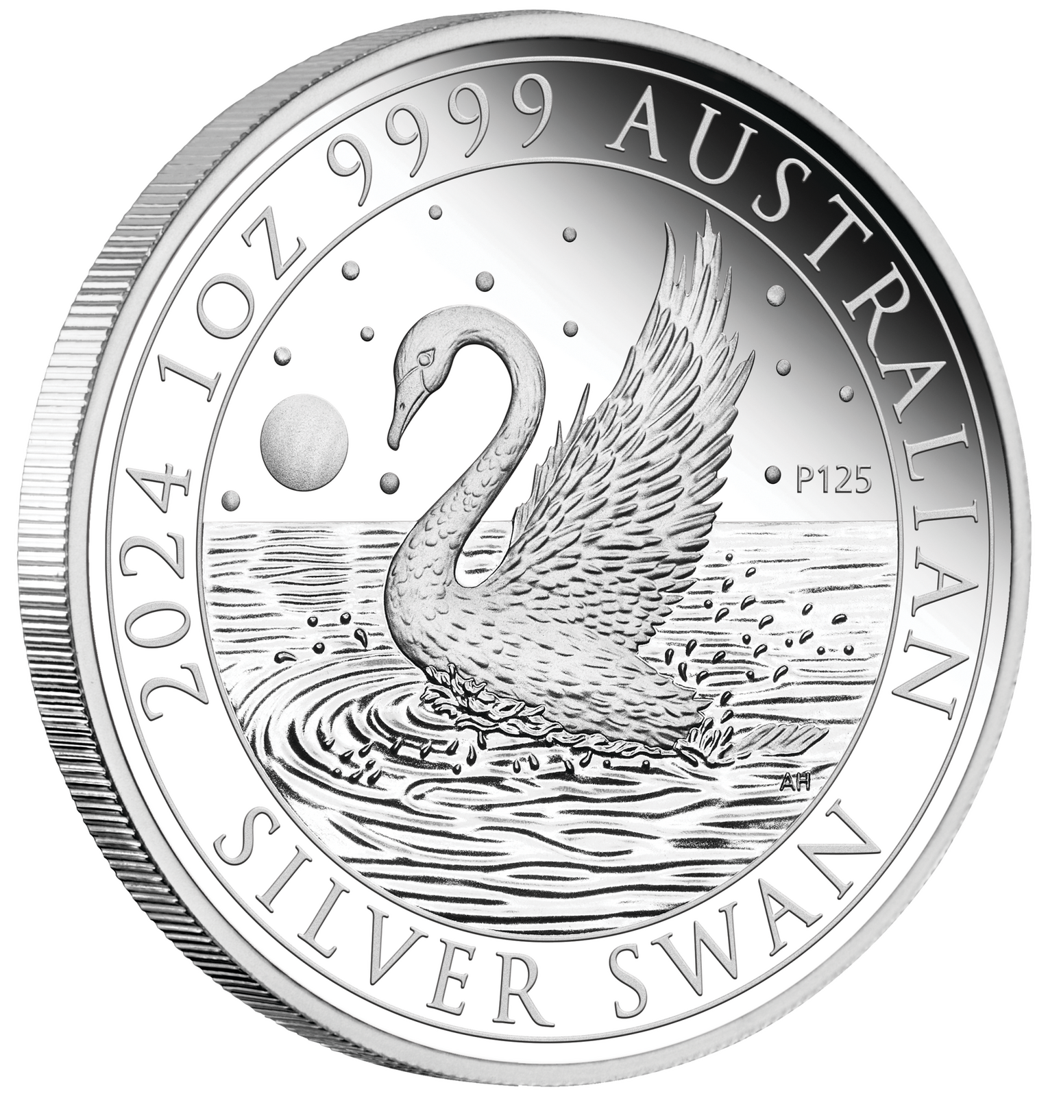 2024 $1 Australian Swan 1oz Silver Proof Coin