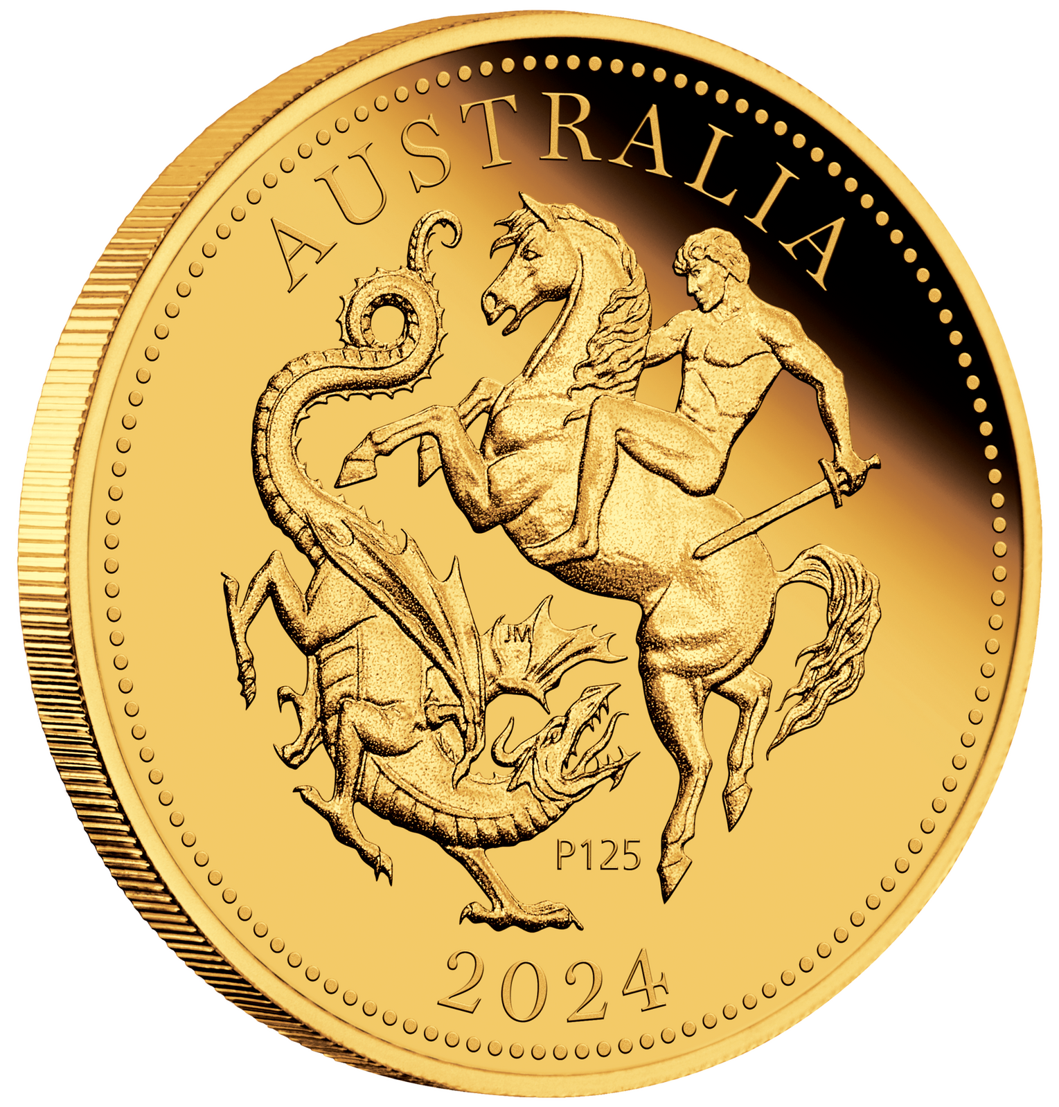 2024 $5 The Perth Mint 125th Anniversary Australia Quarter Sovereign Gold Proof Coin 
