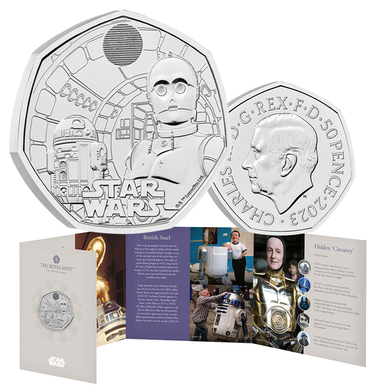 50p Star Wars Coin Set BUNC COMBO