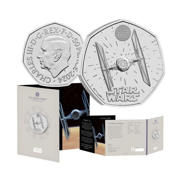 2024 50p Star Wars  UK - Spacecraft Four-Coin Collection  Brilliant Uncirculated