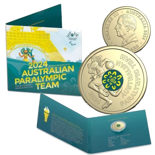 2024 Australian Paris Olympics & Paralympics Coin Combo