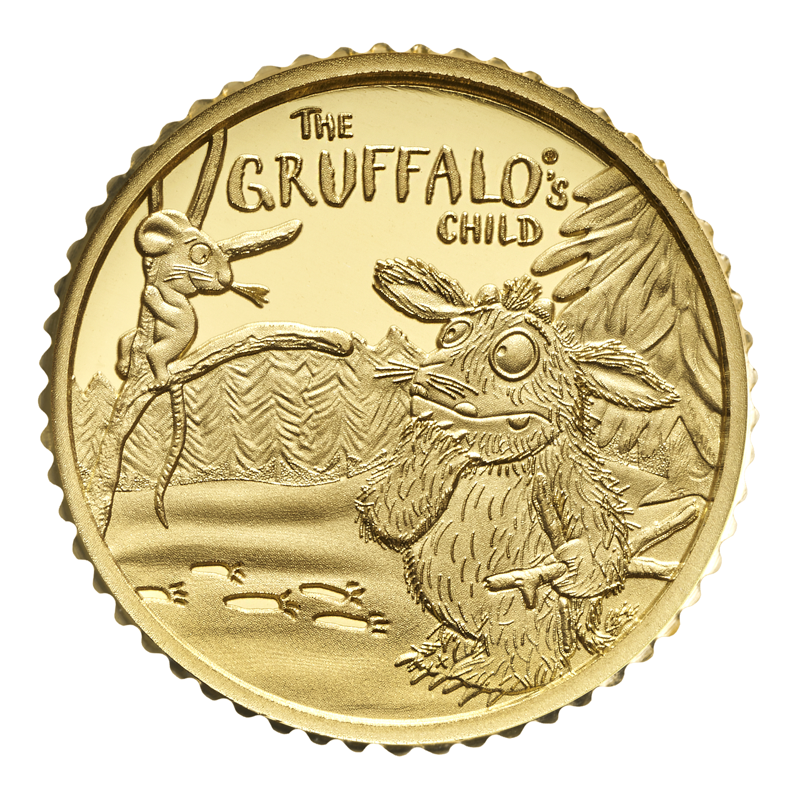 2024 The Gruffalo's Child  UK 1/40 oz Gold Proof Coin  