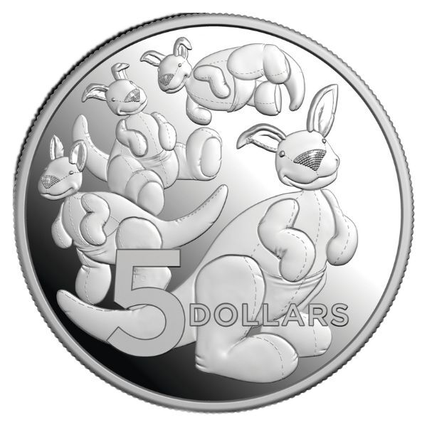 2024 $5 Baby Toy Kangaroo 1oz Fine Silver Proof Coin 