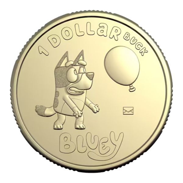 2024 $1 Bluey Privy Mark Coin in Card