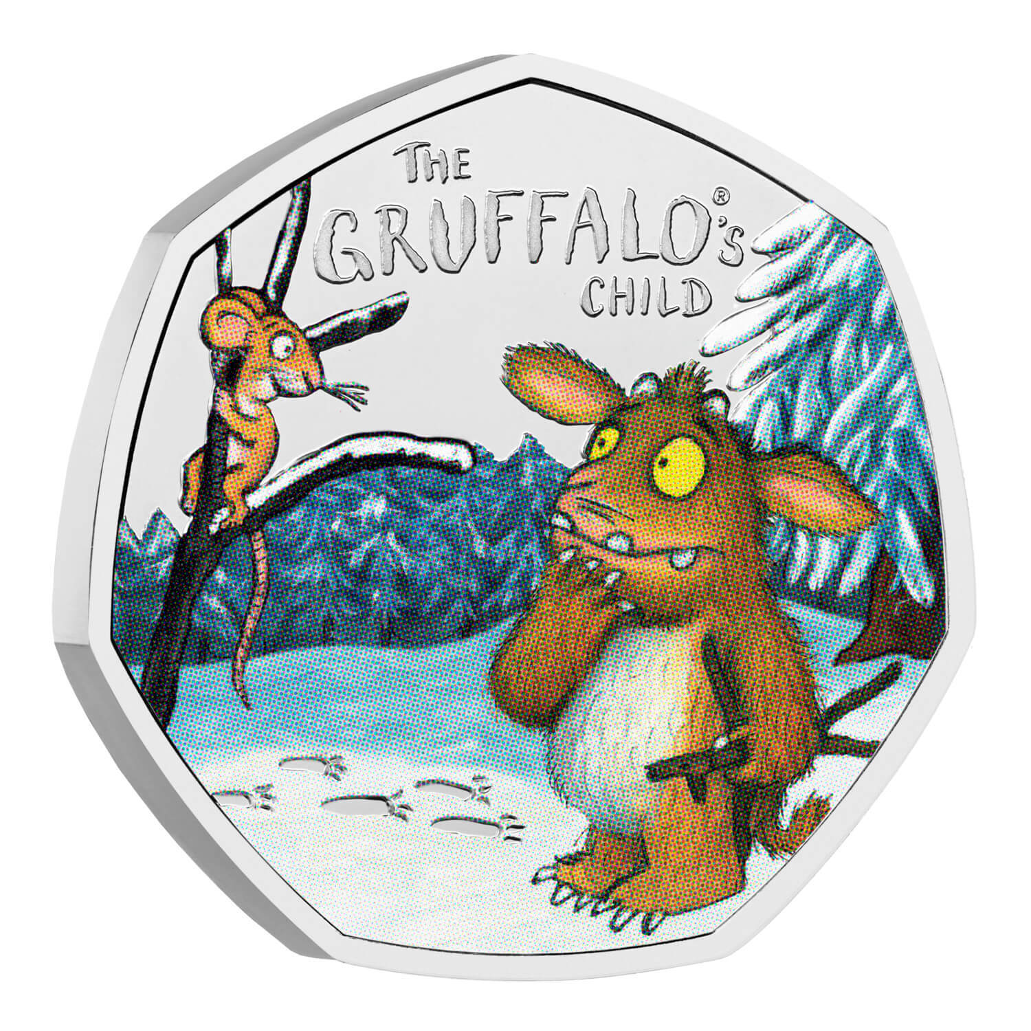 2024 50p The Gruffalo's Child Coloured BUNC