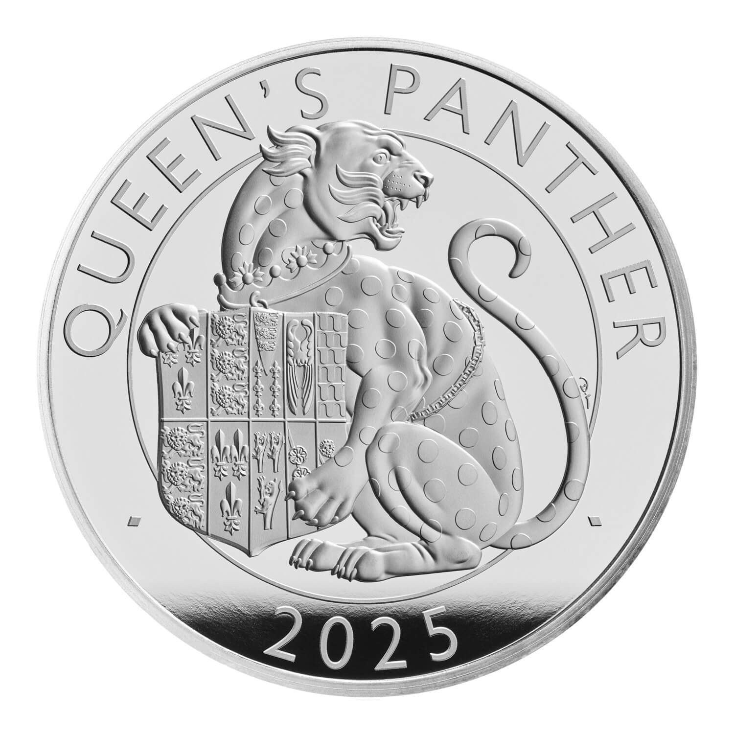 2025 The Royal Tudor Beasts The Queen's Panther Silver UK Proof Two-Coin Set