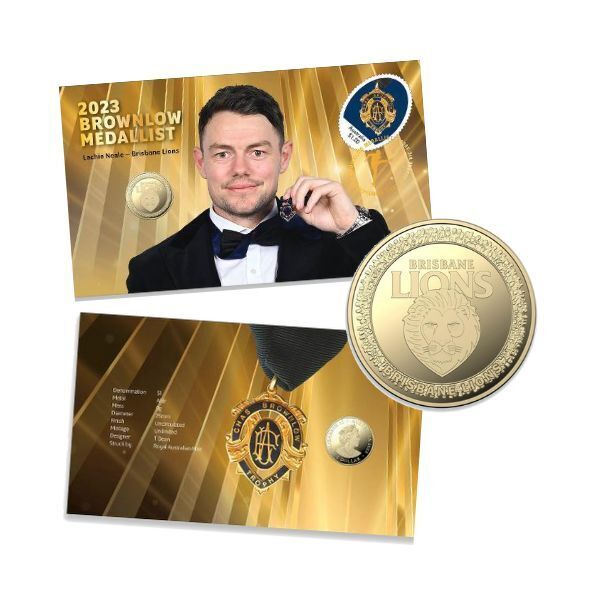 2023 AFL Brownlow Medal  & 2024 100th Ann Brownlow PNC COMBO