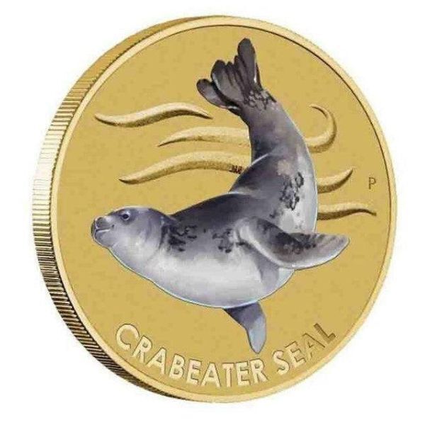 2018 $1 Australian Crabeater Seals PNC (PM)