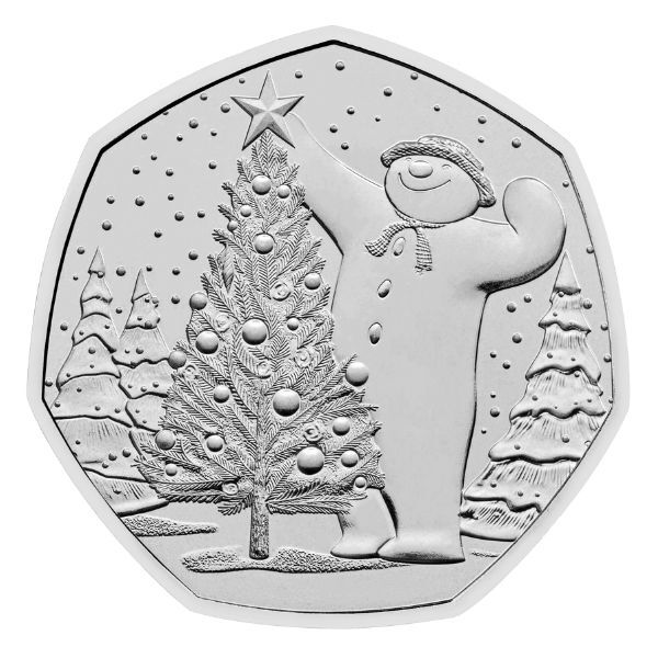  2024 50p The Snowman UK Brilliant Uncirculated Coin