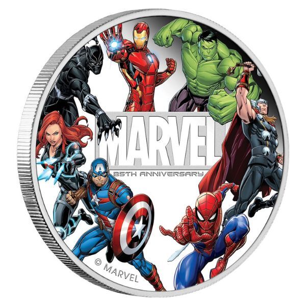 2024 50c 85th Anniversary of Marvel 1/2 Oz Silver Proof Coin 