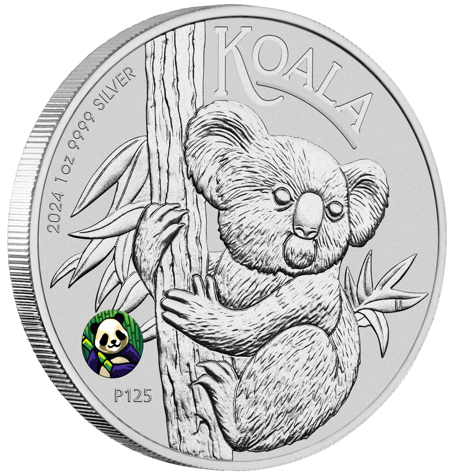  2024 Australian Koala with Panda Privy 1oz Silver Coin