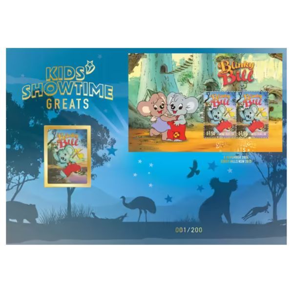 2024 Blinky Bill Kids' Showtime Greats Limited-Edition Medallion Cover 