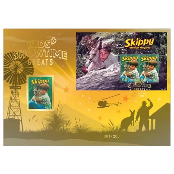 2024 Skippy the Bush Kangaroo Kids' Showtime Greats Limited-Edition Medallion Cover 