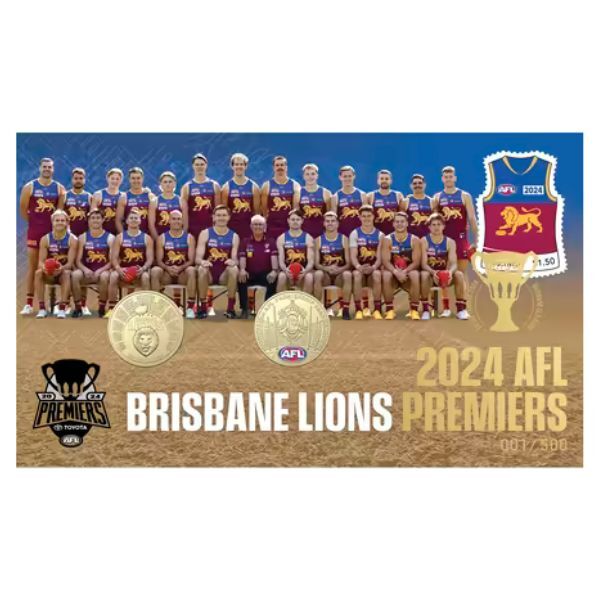 2024 AFL Grand Final Winners Brisbane Lions Limited-Edition Two-Coin PNC