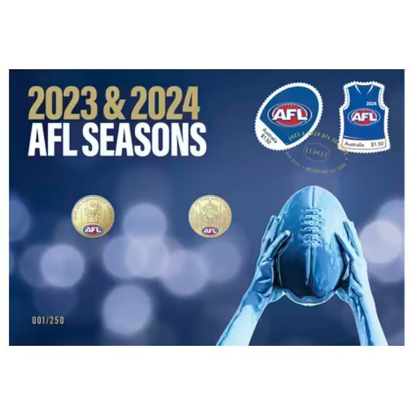 2023 AFL and 2024 AFL Seasons 2 Coin Limited-Edition PNC