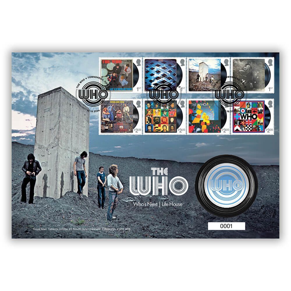 2024 The Who Medal Cover - Who's Next - Life House Stamps