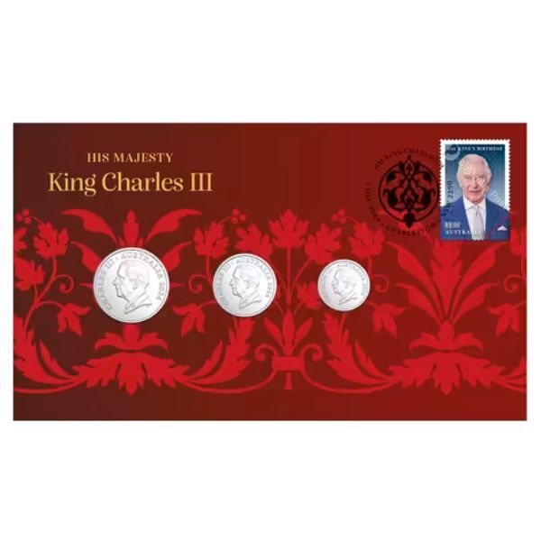 2024 King Charles III Three Coins PNC