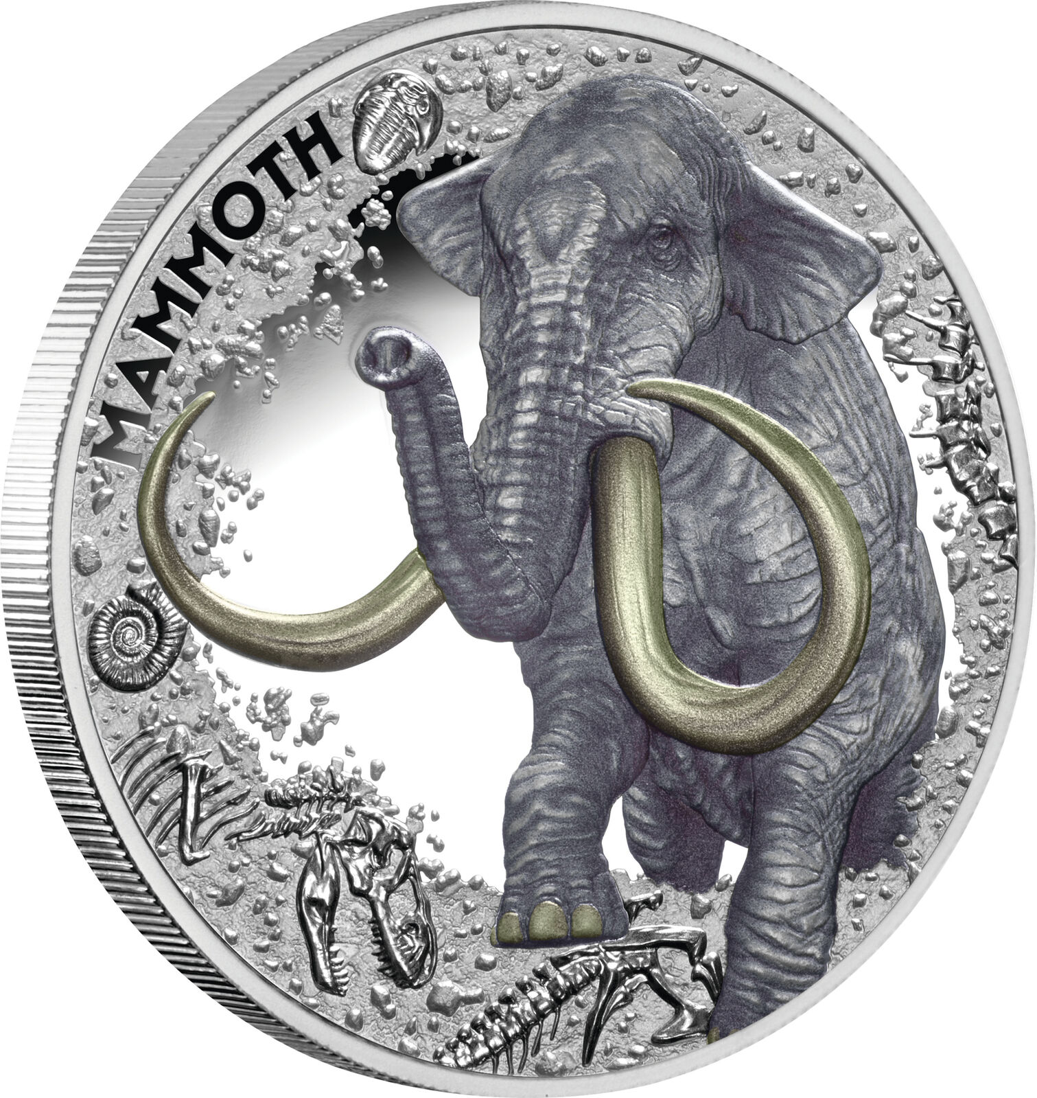 2025 $1 Mammoth 1 Oz Silver Proof Coin