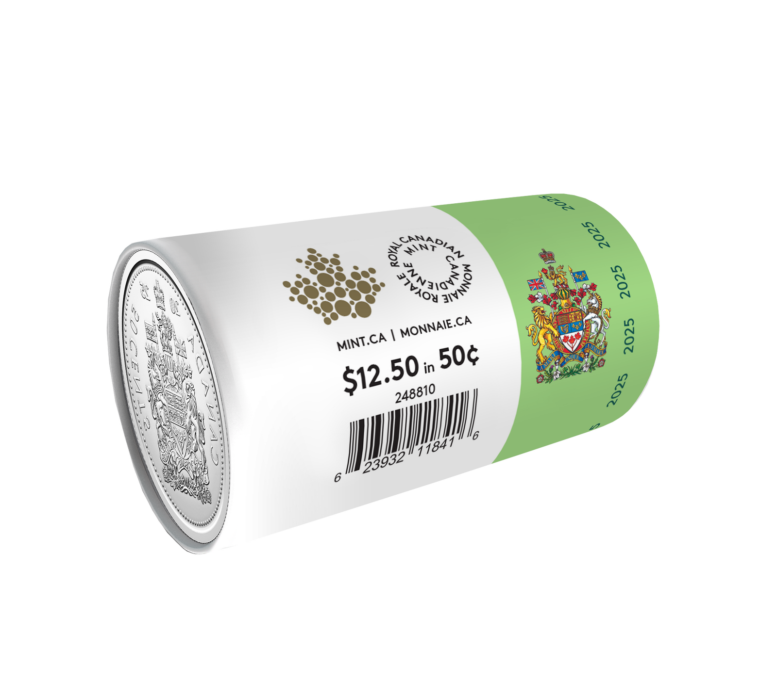 2025 50 cent Special Wrap Circulation Roll