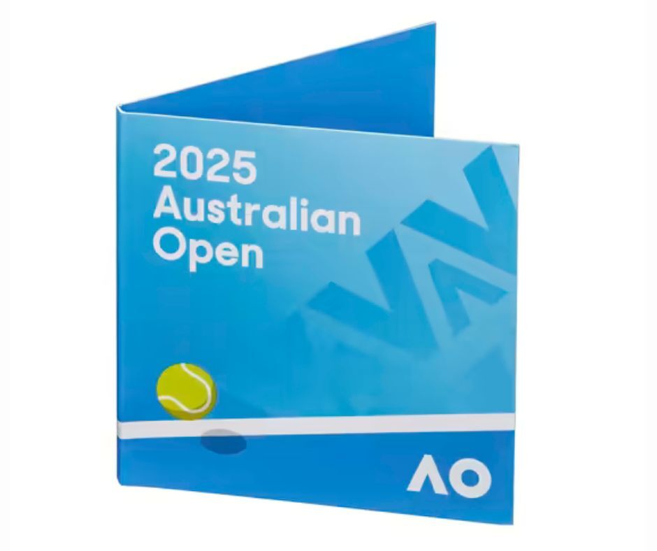 2025 Women’s Australian Open $2 Privy Mark Coin in Folder