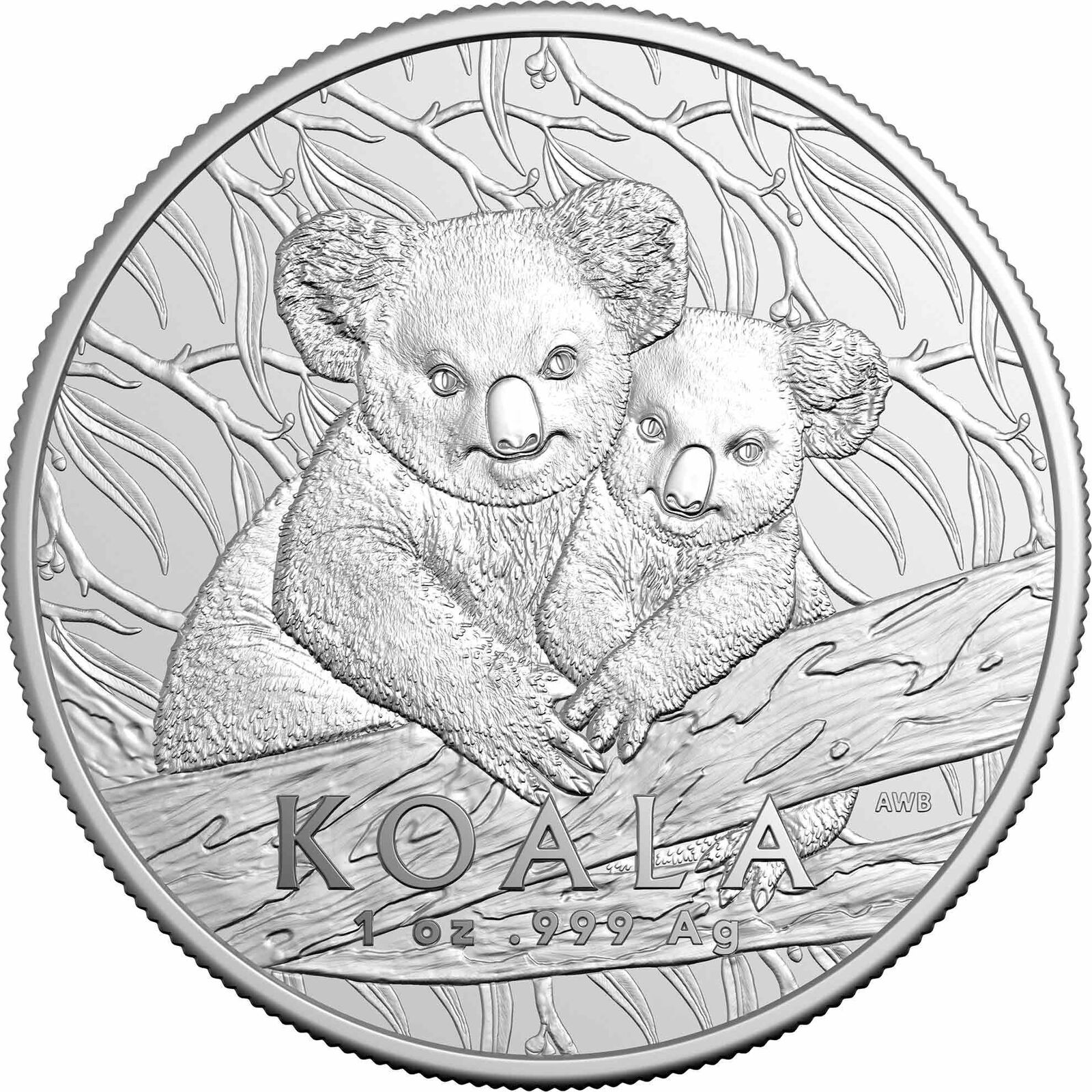 2025 $1 Koala Series 1 Oz Silver Bullion Coin