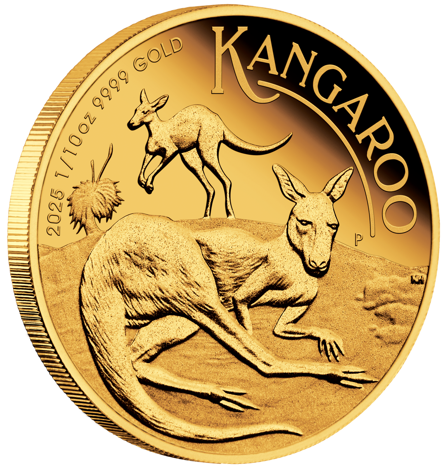 2025 $15 Australian Kangaroo  1/10oz Gold Proof Coin