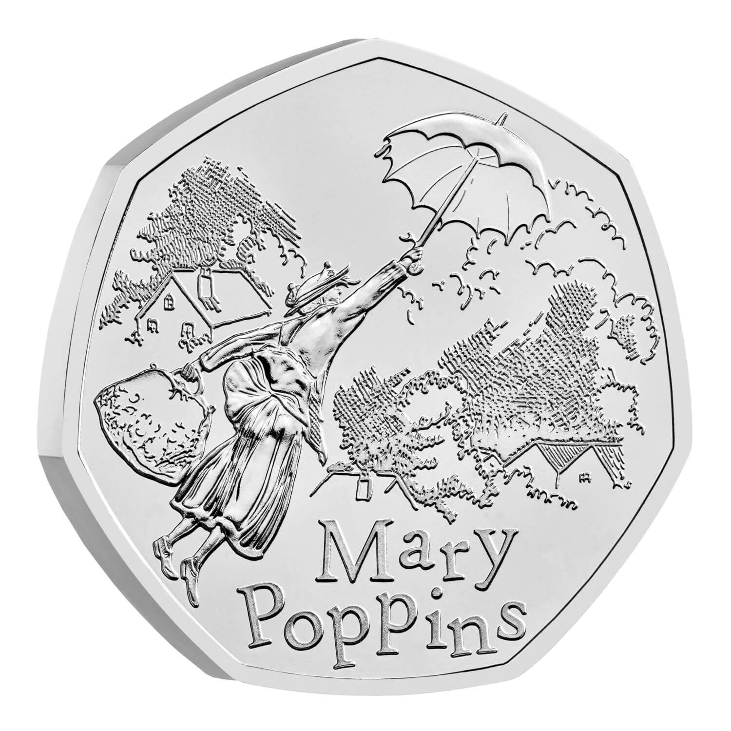 2025 50p Mary Poppins Brilliant Uncirculated Coin