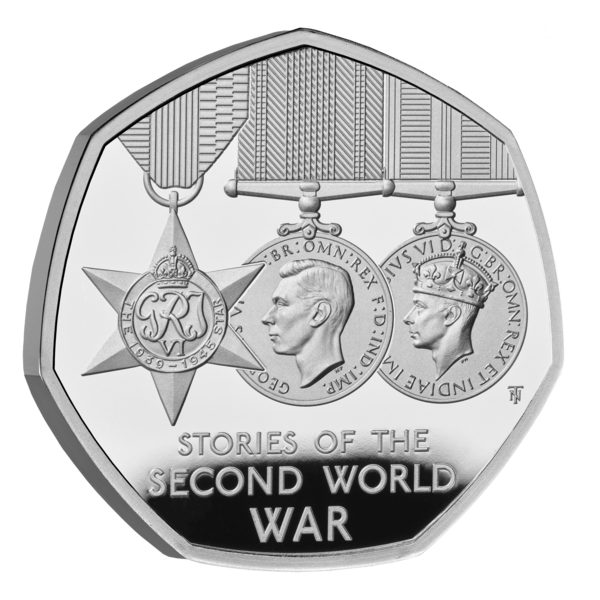 2025 50p Stories of The Second World War Brilliant Uncirculated Coin