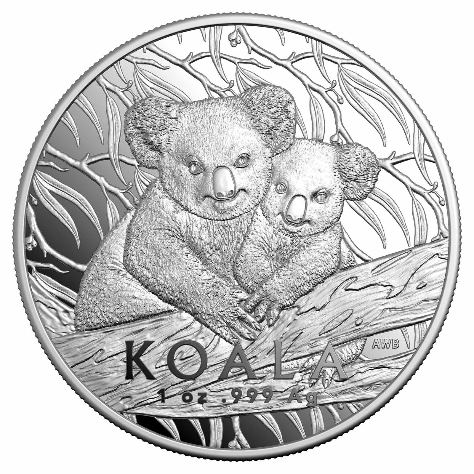 2025 $5 Koala High Relief Silver Coin RAM