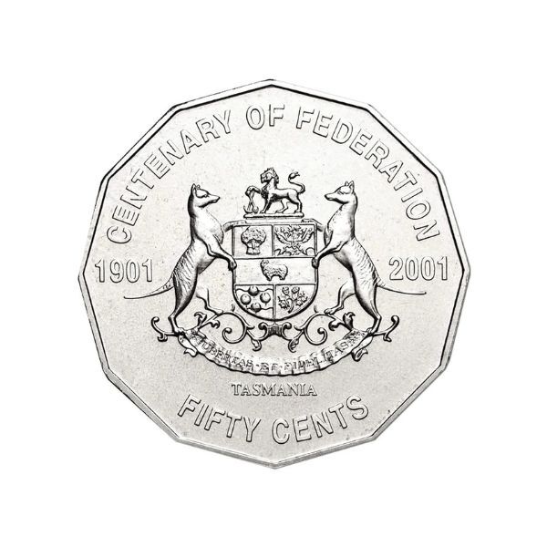 2001 50c Tasmania - Centenary of Federation Uncirculated Coin Pack