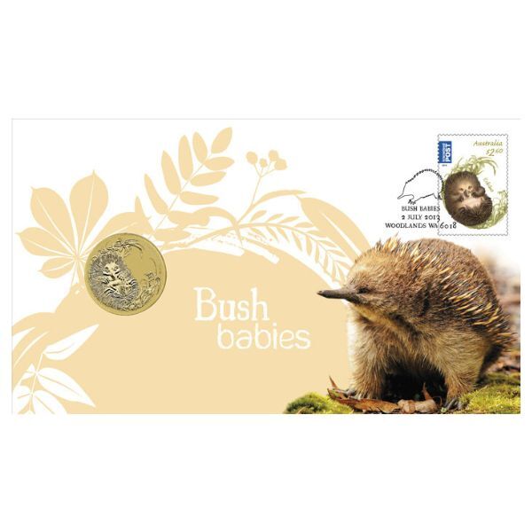 2013 $1 Echidna - Bush Babies PNC