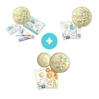 2024 $2 Tooth Fairy Coin in Card + 2023 $2 Tooth Fairy Kit & 2023 $2 Tooth Fairy Coin in Card COMBO