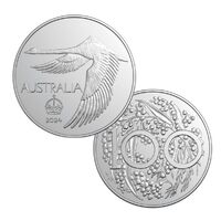 2024 Swan Pattern Dollar Commemorative – Silver UNC 60th Anniversary ACR