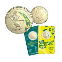 2024 $1 Australian Paralympic Team Coloured Uncirculated Coin