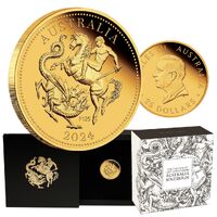 2024 $25 Australia Sovereign - The Perth Mint 125th Anniversary Gold Proof Coin
