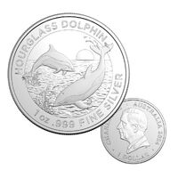 2024 $1 Australian Dolphin Series- Hourglass Dolphin 1oz Fine Silver Investment Coin