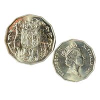 1987 50c Royal Australian Mint - Mint Set Year Only