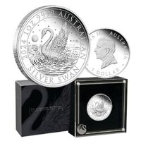 2024 $1 Australian Swan 1oz Silver Proof Coin