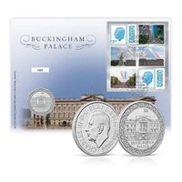 2024 £5 Buckingham Palace Brilliant Uncirculated Coin Cover