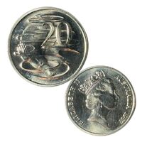 1987 20c Royal Australian Mint - Mint Set Year Only AUNC