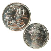 1990 20c Royal Australian Mint - Mint Set Year Only