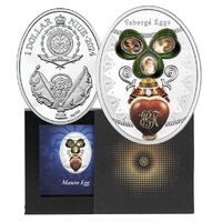 2024 Faberge Egg Series - Mauve Egg Silver Proof Coin