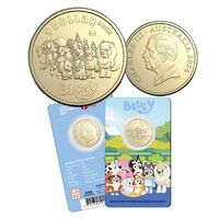 2024 $1 Bluey, Bingo and Friends Privy Mark Coin in Card