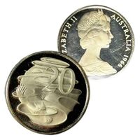 1966 20c Royal Australian Mint Proof Coin 