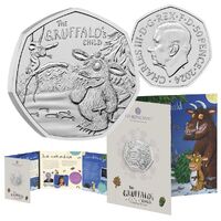 2024 50p The Gruffalo's Child UK Brilliant Uncirculated Coin